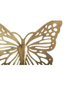 Set van 4 gouden muurvlinders