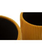 2 Hocker mit Stauraum Bozner Senf