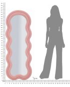 Specchio a forma di orsacchiotto rosa - 60x4x160 cm