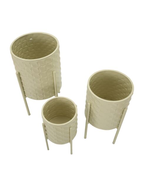 3 soportes para ollas de crema Betsy de Holder