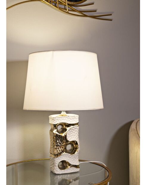 Lampe de table Florida dorée - 30x43,5 cm