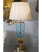 Lampe de table bleue - 35x73 cm