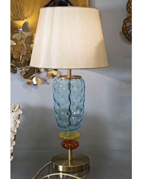 Lampe de table bleue - 35x73 cm