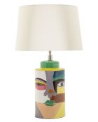 Lampe de table Piccassy multicolore - 40x65 cm