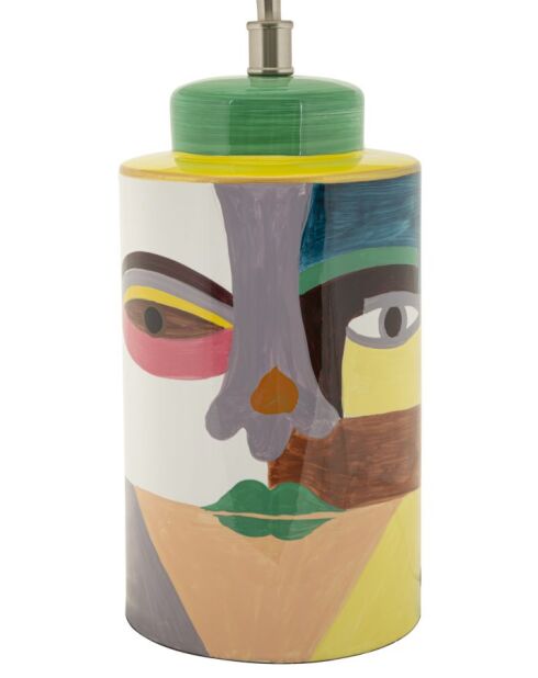 Lampe de table Piccassy multicolore - 40x65 cm