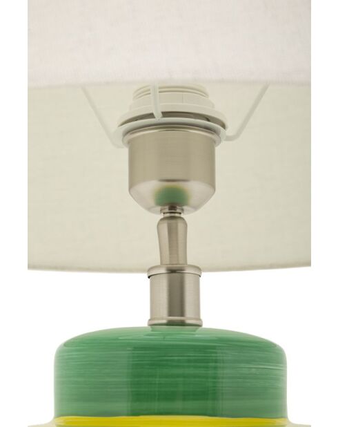 Lampe de table Piccassy multicolore - 40x65 cm