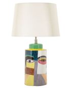Lampe de table Piccassy multicolore - 40x65 cm