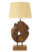 Lampe de table en Teck Kepala brune - 35x69 cm