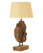 Lampe de table en Teck Kepala brune - 35x69 cm