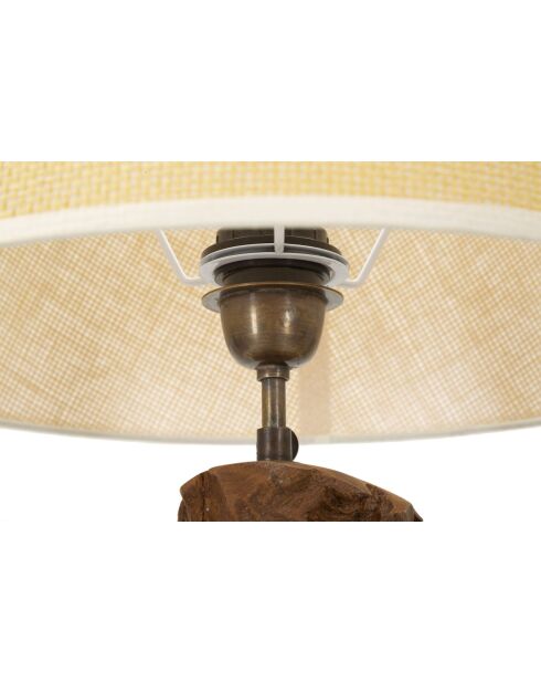 Lampe de table en Teck Kepala brune - 35x69 cm