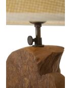 Lampe de table en Teck Kepala brune - 35x69 cm