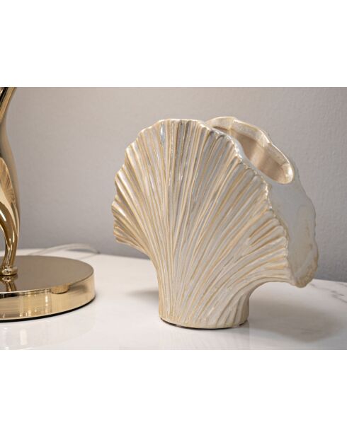 Vase Perly nacré - 27x8X19 cm
