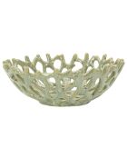 Coupelle Corail verte - 35x13 cm