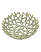 Coupelle Corail verte - 35x13 cm