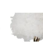 Lampe de table blanche doré/blanc - 25x47 cm