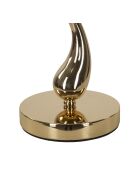 Lampe de table blanche doré/blanc - 25x47 cm