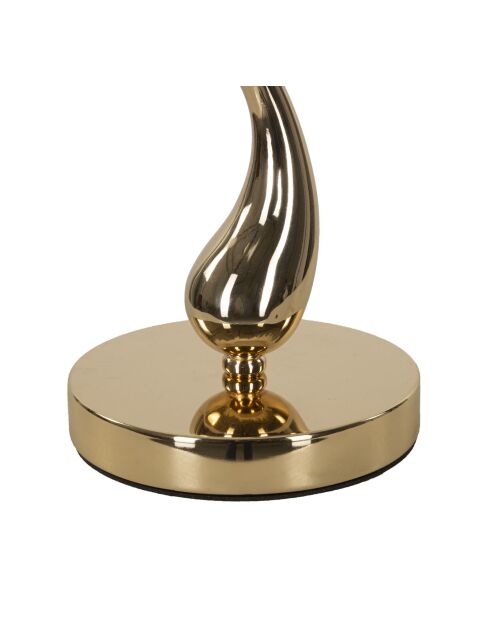 Lampe de table blanche doré/blanc - 25x47 cm
