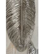 Applique Murale Feuilletée grise - 24x15x29 cm