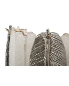 Applique Murale Feuilletée grise - 24x15x29 cm