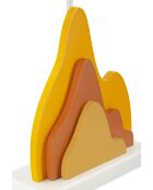 Lampe de table orange - 30x57 cm