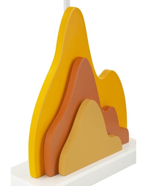 Lampe de table orange - 30x57 cm