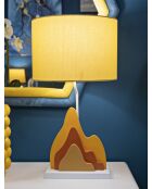 Lampe de table orange - 30x57 cm