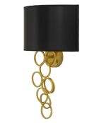 Applique Murale Rich doré/noir - 30x20x50 cm