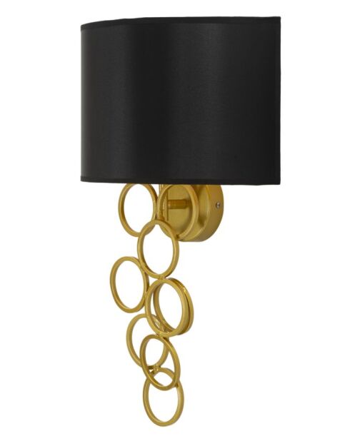 Applique Murale Rich doré/noir - 30x20x50 cm