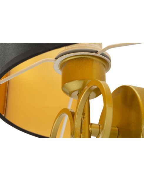 Applique Murale Rich doré/noir - 30x20x50 cm