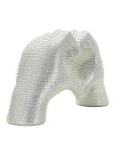 Decoración a mano Silver Lovers, 25 x 7,5 x 13,5 cm