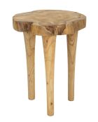 Krukje Kursi bruin teakhout - 35x45 cm