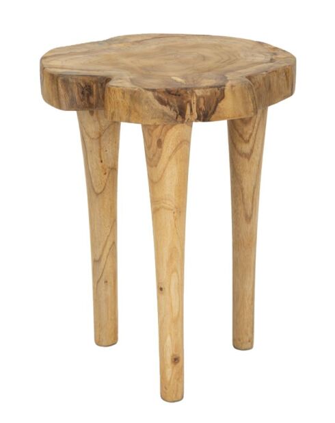 Krukje Kursi bruin teakhout - 35x45 cm