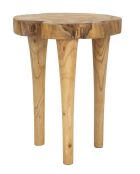 Krukje Kursi bruin teakhout - 35x45 cm