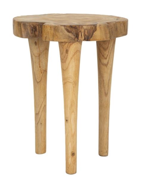 Krukje Kursi bruin teakhout - 35x45 cm