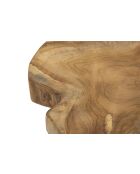 Krukje Kursi bruin teakhout - 35x45 cm