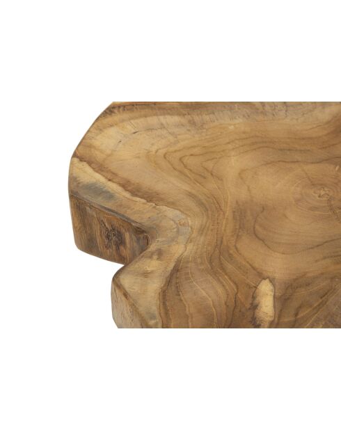 Krukje Kursi bruin teakhout - 35x45 cm