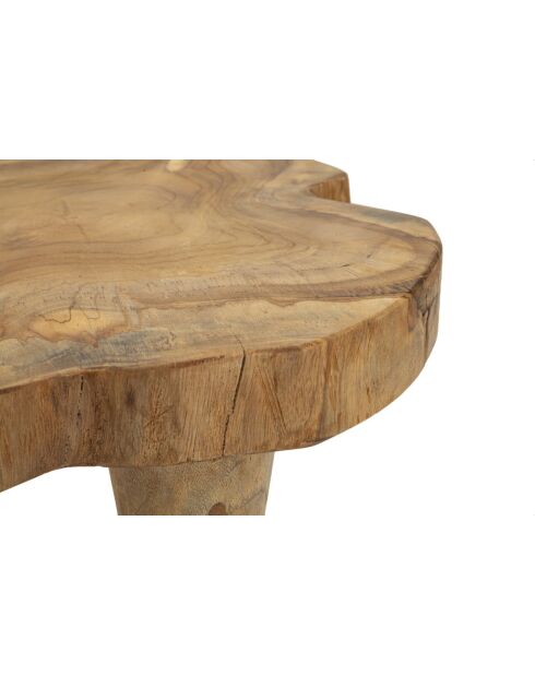 Krukje Kursi bruin teakhout - 35x45 cm