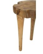 Krukje Kursi bruin teakhout - 35x45 cm