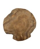 Krukje Kursi bruin teakhout - 35x45 cm