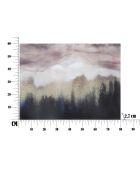 Pittura murale Mountain Rose - 80x2,7x60 cm