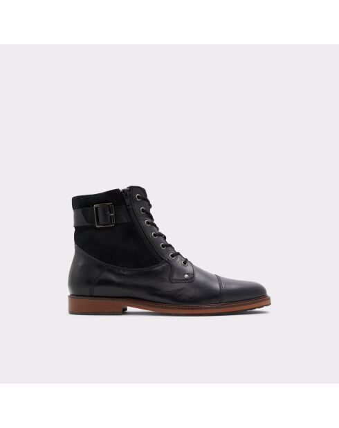 Boots en Cuir Aaron noires