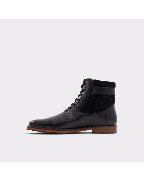 Boots en Cuir Aaron noires