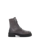 Boots en Cuir Alan gris foncé