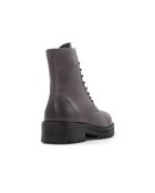 Boots en Cuir Alan gris foncé