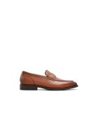 Mocassins en cuir Chris cognac