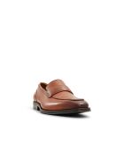 Mocassins en cuir Chris cognac