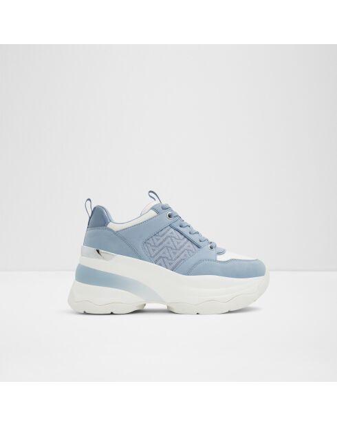 Baskets Corinne bleu moyen