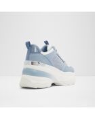 Baskets Corinne bleu moyen