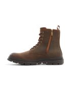 Boots en Cuir David brunes