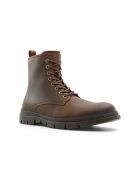 Boots en Cuir David brunes